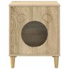 vidaXL Cat House Sonoma 42.5 x 40 x 53 cm Engineered Wood