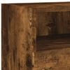 vidaXL TV Wall Cabinet Smoked Oak 100x30x30 cm Engineered Wood