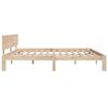 vidaXL Bed Frame without Mattress Solid Wood Pine 200x200cm