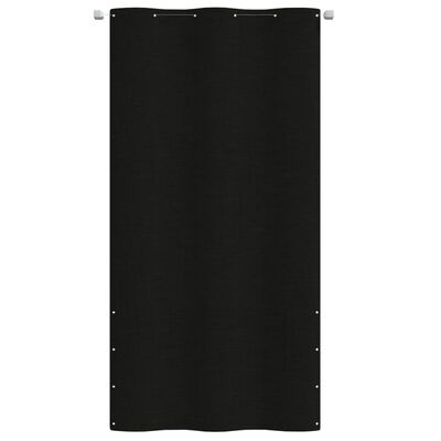 vidaXL Balcony Screen Black 120x240 cm Oxford Fabric