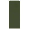 vidaXL Highboard Olive Green 67x39x95 cm Steel