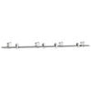 vidaXL Sliding Door Hardware Kit 200 cm Stainless Steel Silver