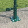 vidaXL Fence Post Green 25 x 1.4 m (25 mm mesh) Steel and PVC