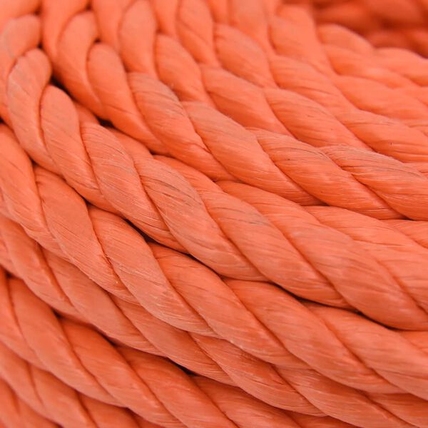 vidaXL Work Rope Orange 16 mm 25 m Polypropylene