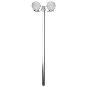 vidaXL Garden Lamp Post 2 Lamps 220 cm