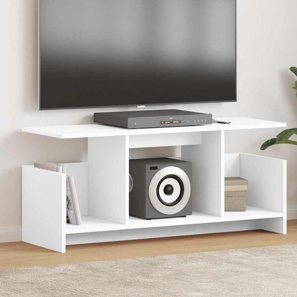 vidaXL TV Stand White 102 x 35 x 45 cm Engineered Wood