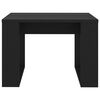 vidaXL Side Table Black 50x50x35 cm Engineered Wood