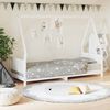 vidaXL Kids Bed Frame White 80x200 cm Solid Wood Pine