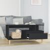 vidaXL Coffee Table Black 90x49x45 cm Engineered Wood