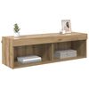 vidaXL TV Wall Cabinet Panama Artisan Oak 100 x 30 x 30 cm