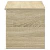 vidaXL Storage Box Sonoma Oak 90x35x35 cm Engineered Wood