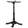vidaXL Bistro Table Leg Black 52x52x72 cm Cast Iron