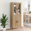 vidaXL Highboard Artisan Oak 69.5 x 34 x 180 cm Engineered Wood