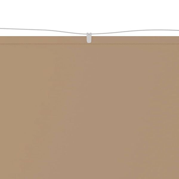 vidaXL Vertical Awning Taupe 180x1200 cm Oxford Fabric