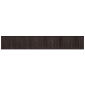 vidaXL Rug Rectangular Dark Brown80x500 cm Bamboo