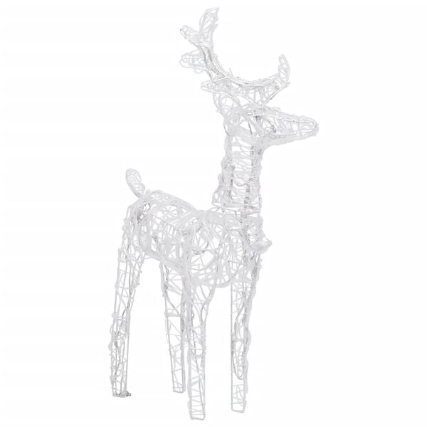 vidaXL Christmas Reindeers 6 pcs Warm White 240 LEDs Acrylic