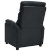 vidaXL Recliner Chair Dark Grey Fabric