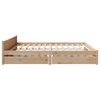 vidaXL Bed Frame without Mattress 180x200 cm Super King Solid Wood Pine