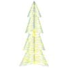 vidaXL Christmas Tree with 100 LEDs Warm White 120 cm PET