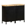 vidaXL Sideboard with 6 Drawers Rough Mango Wood