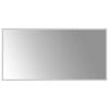 vidaXL LED Bathroom Mirror Transparent 100 x 50 cm Tempered Glass