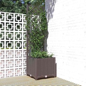 vidaXL Garden Brown 40 x 40 x 136 cm