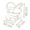 Smoby Baby Nurse Pram for Dolls 54x37x48 cm