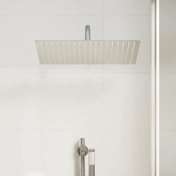 vidaXL Rain Shower Head Stainless Steel 304 40x30 cm Rectangular