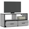 vidaXL TV Cabinet Grey Sonoma 80x31x39.5 cm Engineered Wood and Metal