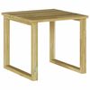 vidaXL Sunbed Table Brown 40 x 40 x 36 cm Impregnated pine wood