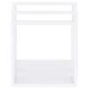vidaXL Wall Cube Shelves 3 pcs White MDF