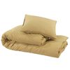 vidaXL Duvet Cover Set Taupe 225x220 cm Light-weight Microfiber