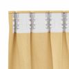 vidaXL Blackout Curtains with Rings 2 pcs Beige 260 x 140 cm Polyester