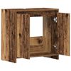 vidaXL Bathroom Sink Cabinet Old Wood 60x33x60 cm Engineered Wood