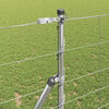 vidaXL Fence Post Galvanized 25 x 1.2 m Steel