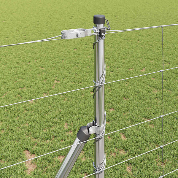 vidaXL Fence Post Galvanized 25 x 1.2 m Steel