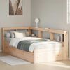 vidaXL Bookcase Bed without Mattress 90x190cm Solid Wood Pine