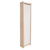 vidaXL 5-Panel Room Divider Cream 200x170x4 cm Fabric