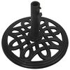 vidaXL Umbrella Base Black 44x44x32 cm Cast Iron