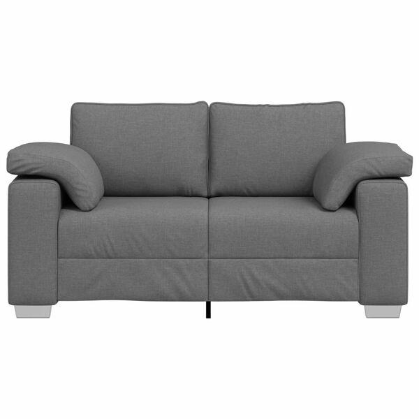 vidaXL Sofa Dark Grey 160 x 77 x 82 cm Fabric