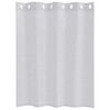 vidaXL Voile Curtain 2 pcs Light Grey 140 x 140 cm Polyester