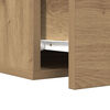 vidaXL Bedside Cabinet Wall-mounted 2 pcs Artisan Oak 35 x 35 x 20 cm