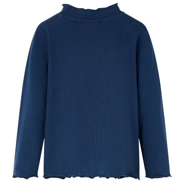 Kids' T-shirt with Long Sleeves Navy Blue 92