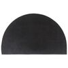 vidaXL Door Mat Dark Grey Half Round 50x80 cm Tufted Coir