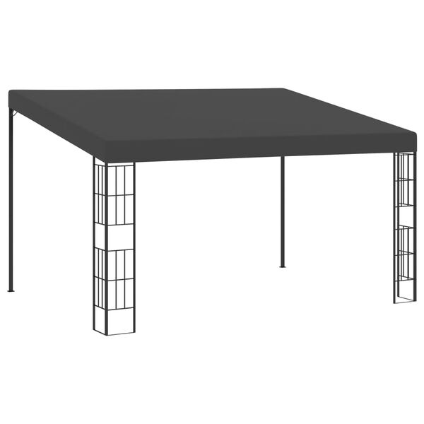 vidaXL Wall-mounted Gazebo 3x4 m Anthracite Fabric