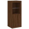 vidaXL Sideboards with LED Lights 3 pcs Brown Oak Engineered Wood