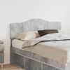 vidaXL Headboard Concrete Grey 120 cm Engineered wood