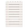 vidaXL Laundry Basket White 44x44x66 cm Solid Wood Pine