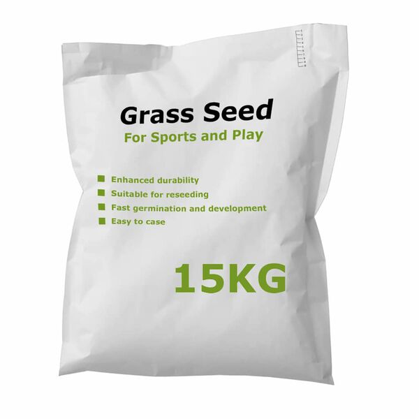 vidaXL Grass Seed for Sports and Play 15 kg