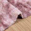 vidaXL Shaggy Rug High Pile NAVARRA Dusty Pink 200x200 cm Polyester